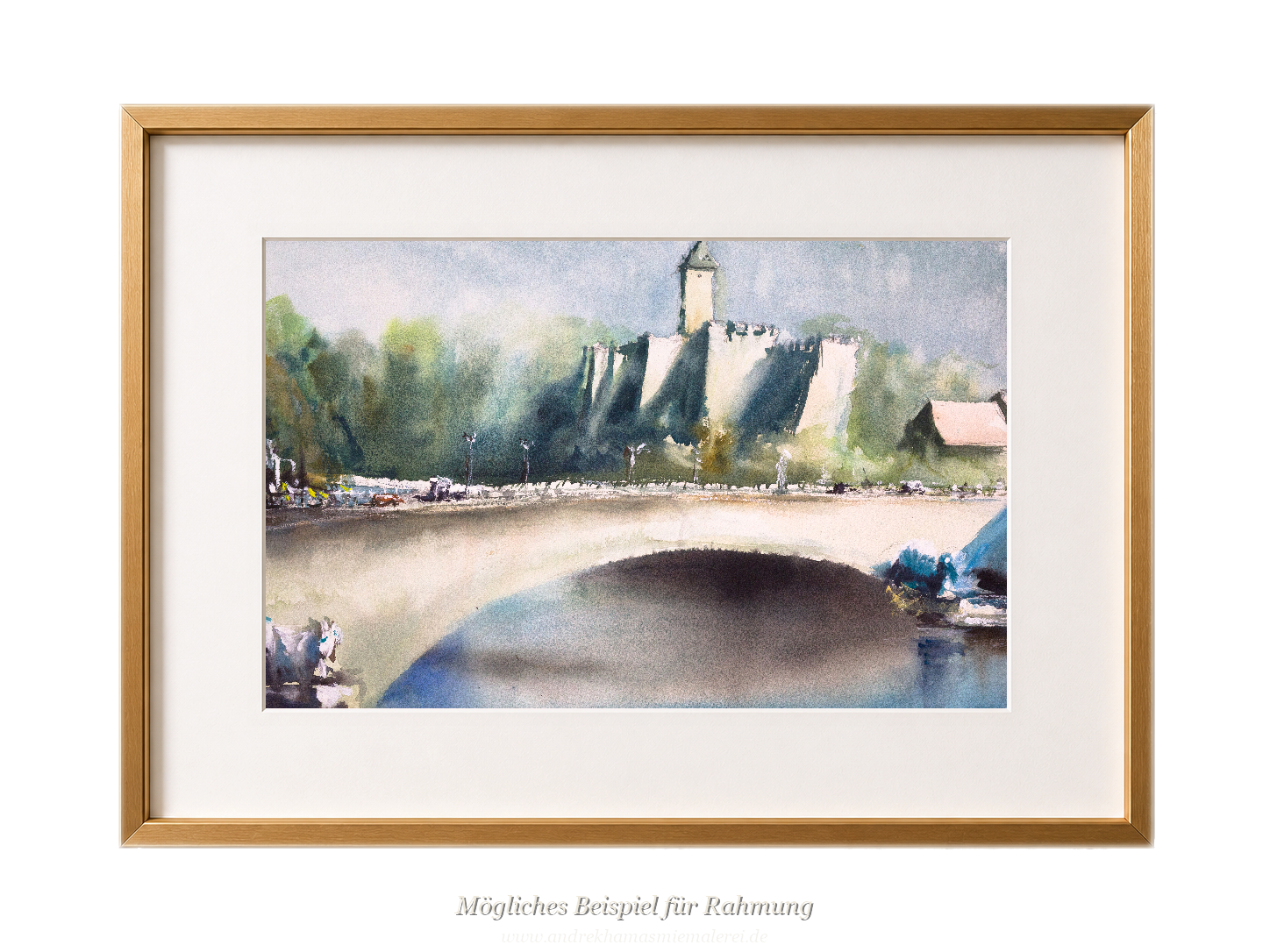 André Khamasmie Moritzburg und Saalebrücke